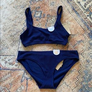 Monki ribbed bikini